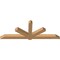 Ekena Millwork Kennewick Timber Gable Bracket, Western Red Cedar, 96"W x 36"H x 5 1/2"D x 5 1/2"F, 9/12 Pitch GBW096X36X0606KEN00SWR - alternate 2